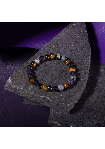 Kova Burcu 8mm Hematit Doğal Taş Bileklik, Renkli ve Şık Takı Seçeneği indirimleri