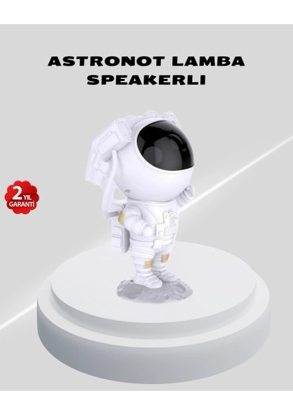 Astronot Yıldız Projeksiyon Lambası 8 Efektli Uzaktan Kumandalı Gece Işığı