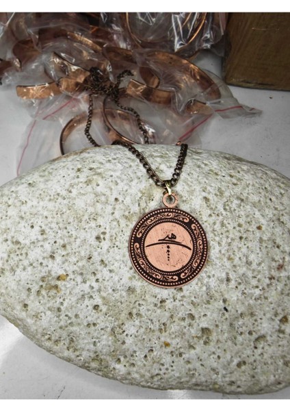 Gerçek Saf Bakır Motifli Şık Kolye, Özgün Tasarım, Stil Sahibi Aksesuar fiyatları