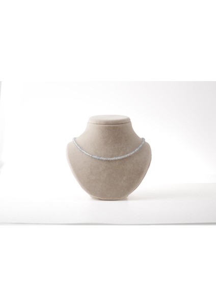 Doğal Akuamarin Taş Kolye, 4 Mm, Şık ve Kaliteli Takı Seçeneği fiyatları