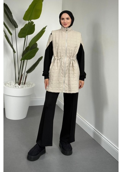 Armoni Kapitone Yelekli 3'lü Takım Bej fiyatları