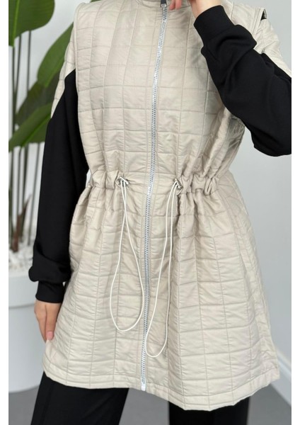 Armoni Kapitone Yelekli 3'lü Takım Bej fırsatları