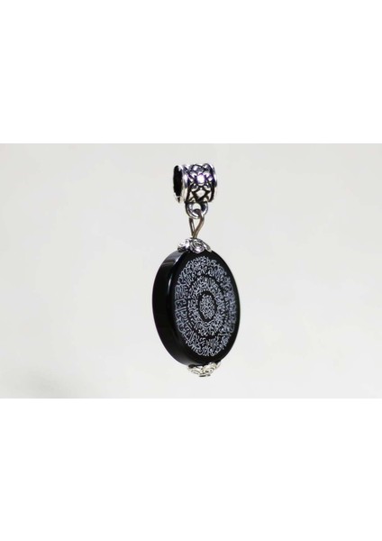 Siyah Akik Taşı Kolye Ucu, Zarif ve Şık Takı Parçası fiyatları