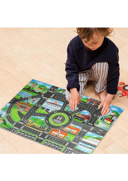 Çocuk Oyun Matı - Mutlu Şehir Hayatı