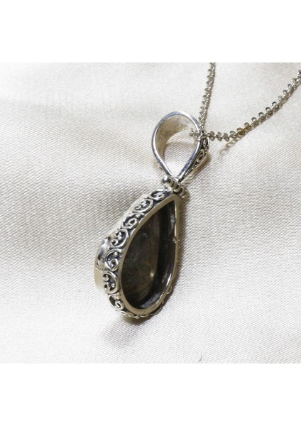 Gümüş Kolye Ucu, Turkuaz Taşı, Şık ve Zarif Takı Parçası, 4 gr modelleri