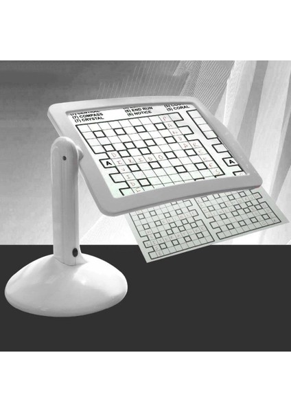 3x 360 Derece Döndürme Ekranlı, Çok Fonksiyonlu Masaüstü Büyüteç 3x indirimleri