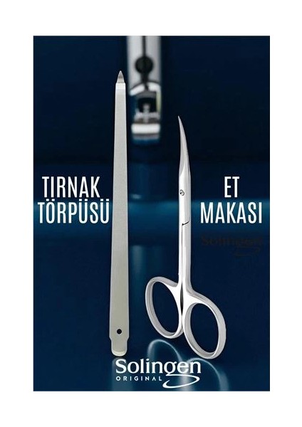 Bfs Tırnak Eti Makası Kavisli ve Profesyonel Çelik Törpü Seti