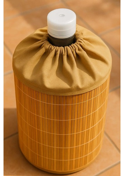 Doğal Bambu Hasır Damacana Kılıfı, Şık ve Estetik Su Sebili Kapak Örtüsü fiyatları