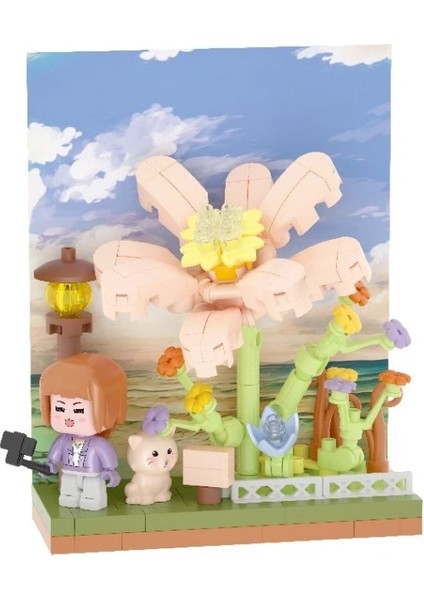 Bfs Çiçek ve Figür Serisi 3D Puzzle