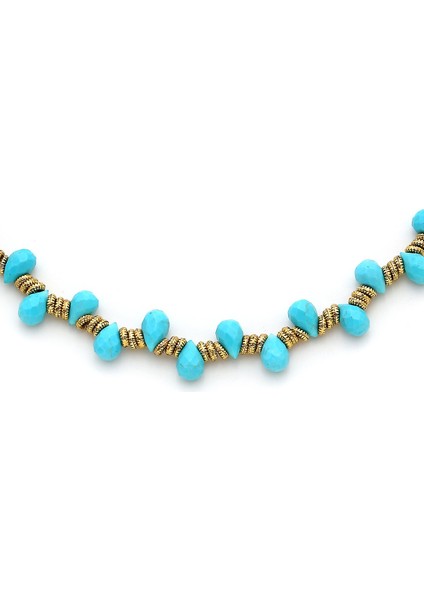 Eşsiz Turkuaz Doğaltaş Kolye ile Şıklığınızı Tamamlayın fiyatları