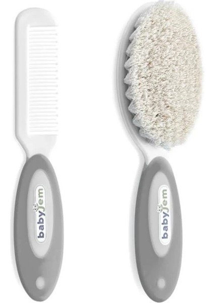 Bfs Doğal Kıl Fırça Tarak Seti 519 Gri