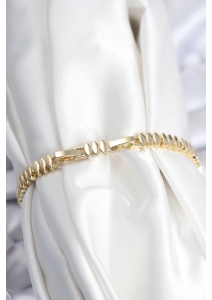 Bfs Pirinç Vıp Seri Gold Renk Zirkon Taşlı Arpa Model Kadın Bileklik fiyatları