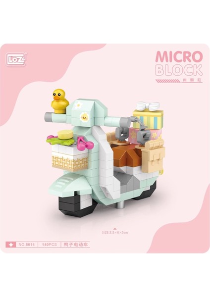 Bfs LZ8614 Loz Sevimli Motor Blok Seti Mini Poşet modelleri