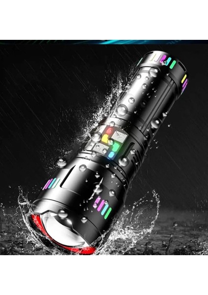 Bfs Pro F-3002 Alüminyum Tg LED Gece Şeritli Type-C Şarjlı El Feneri fiyatları