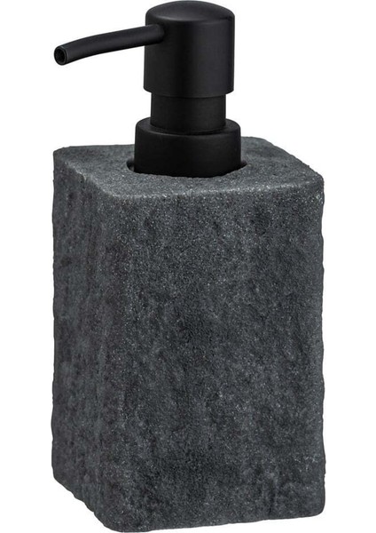 Doğal Taş Görünümlü Sabunluk, 7X15X7 Cm, 300 Ml, Polireçine, Gri fiyatları