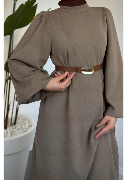 Blake Fitilli Kemerli Elbise Vizon fırsatları