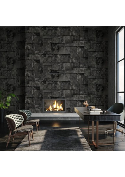 Şık Gri Duvar Kağıdı, Modern ve Zarif Tasarım, 23106-5 fiyatları