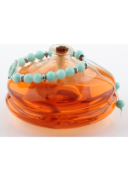 Doğal Amazonit Taşlı Renkli Bileklik, 8 Mm, Sertifikalı, Şık Takı fiyatları