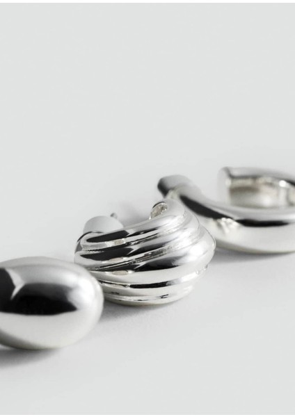 Şık ve Parlak Karma Gümüş Küpe Seti, Tarzınıza Zarif Dokunuşlar Katacak. modelleri