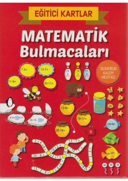 Eğitici Kartlar Matematik Bulmacaları