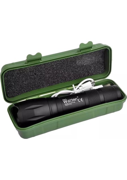 Powerbank Özellikli Uzun Menzilli El Feneri WT-039