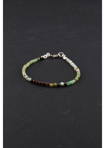 Çok Renkli Sertifikalı Krizoprasi Bileklik 4 Mm, Şıklık ve Enerji Dolu Tasarım modelleri