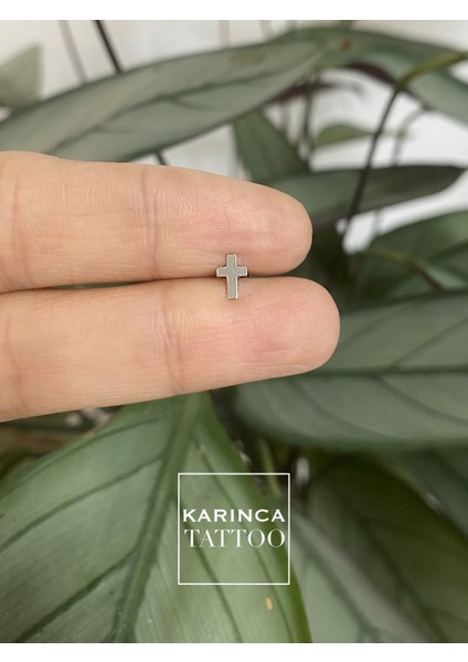 Gümüş Haç Piercing, Cerrahi Çelik, Burun, Kıkırdak, Helix, Tragus, Conch, Küpe fırsatları