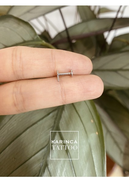 Gümüş Haç Piercing, Cerrahi Çelik, Burun, Kıkırdak, Helix, Tragus, Conch, Küpe indirimleri