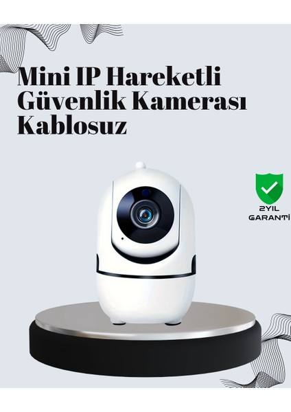 Akıllı Kontrol ve Hareket Takipli 1080P Kablosuz Güvenlik Kamerası – Gece Görüşlü ve Iki Yönlü Sesli