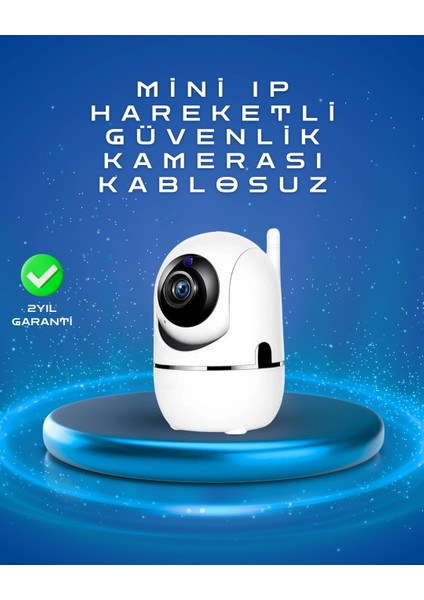 Full Hd 1080P Kablosuz Pan & Tilt Güvenlik Kamerası – Hareket Takipli ve Iki Yönlü Sesli