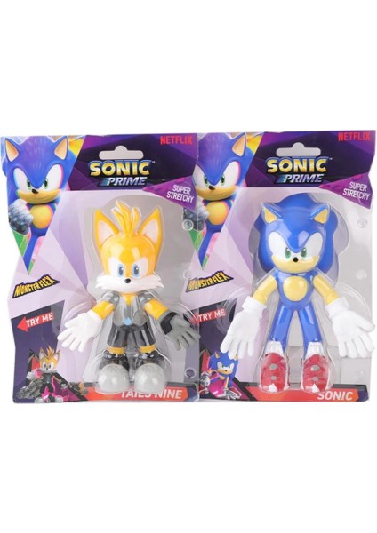 Bfs 89317 Sun-Dmx-Figür-Strech Monsterflex Süper Esnek Sonic Prime Sonic 4A fırsatları