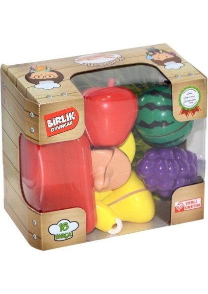 Bfs URT007-KUTU-1ABC Kesilebilen Sebze Meyve 16 Pcs