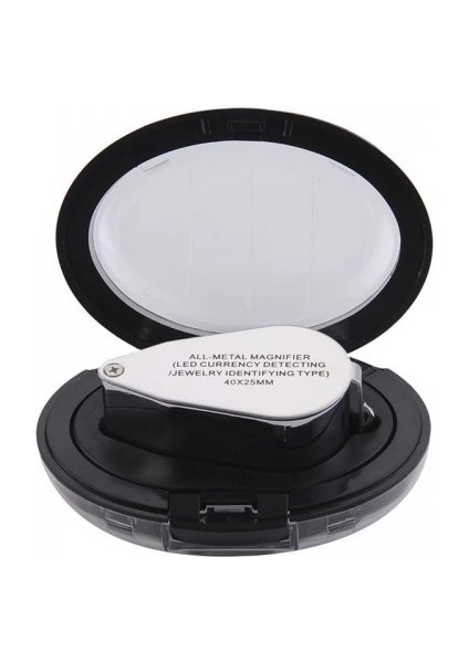 Kontrol, Için Özel Kutulu Metal Işıklı Lup 40X25