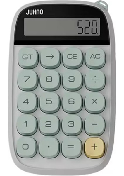 Sevimli Kare Tuşlu 10 Haneli Ldc Ekran Hesap Makinası Yeşil