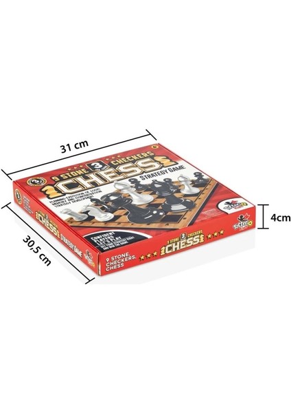 Bfs 8225 Satranç 9 Taş Dama fiyatları