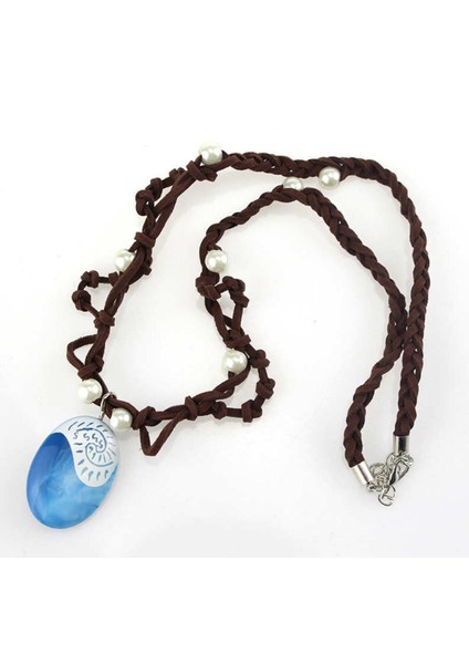 Mavi Taş Görünümlü Şık Kadın Kolye, Zarif Takı Aksesuar, Özel Tasarım fiyatları