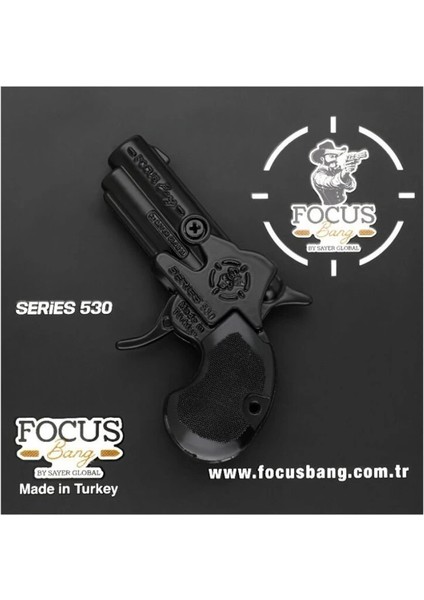 Bfs 530 Focus Bang Oyuncak Tabanca Series 530 Black-Füme-Saten