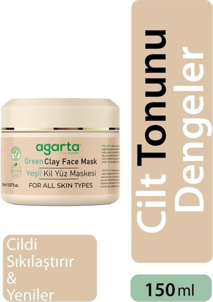 Bfs Yeşil Kil Yüz Maskesi 150 ml fiyatları