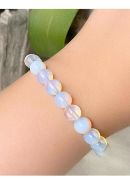 Doğaltaş Opalit Ay Taşı Zayıflama Bilekliği, Şık ve Enerjik Tasarım