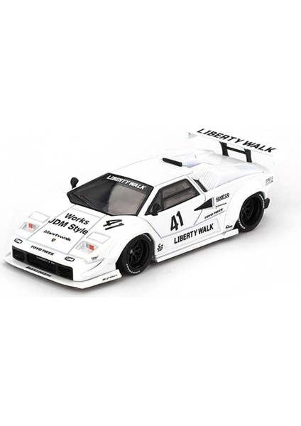 Bfs Mini Gt 1/64 Lamborghini Countach Lb-Works White 2024 Tokyo Auto Salon - Blister Paket
