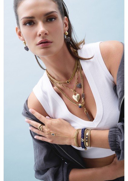 Parlak Altın Kaplama Kelepçe Bilezik, Zarif ve Şık Takı Tasarımı fırsatları