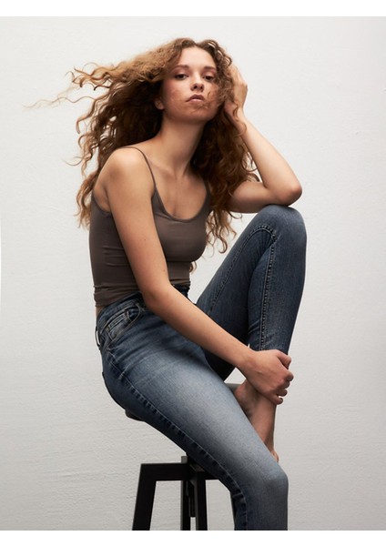 Tanya x Orta Bel Jean Pantolon