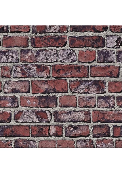 3D Ateş Tuğla Desenli, Silinebilir Duvar Kağıdı, 5,3 M², Şık ve Dayanıklı Tasarım modelleri