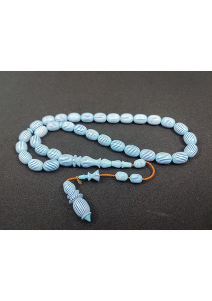 Nadir Malzeme Iri Boy Çizgili Mavi Dalgıç Usta Eseri, Sertifikalı