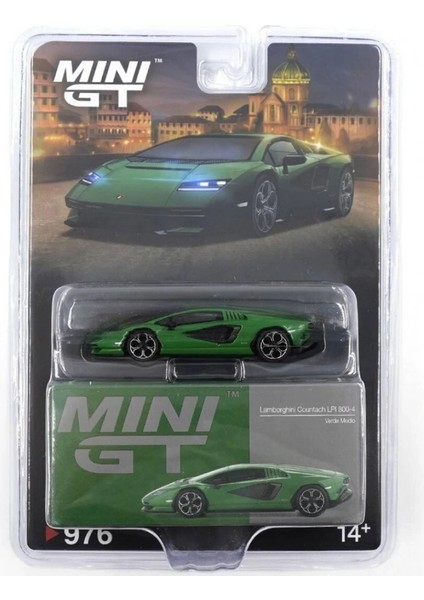 Bfs Mini Gt 1/64 Lamborghini Countach Lpı 800-4 Verde Medio - Blister Paket fiyatları