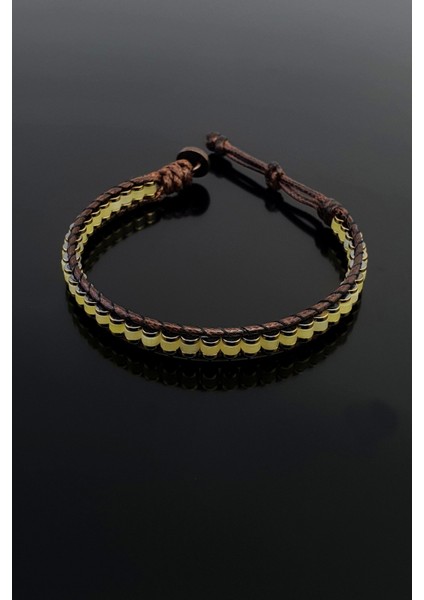 Yeşim ve Hematit Taşlı Doğal Bileklik - Erkek ve Kadın Takısı indirimleri