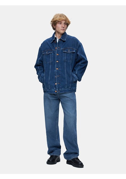 Andreas Oversıze Jean Ceket