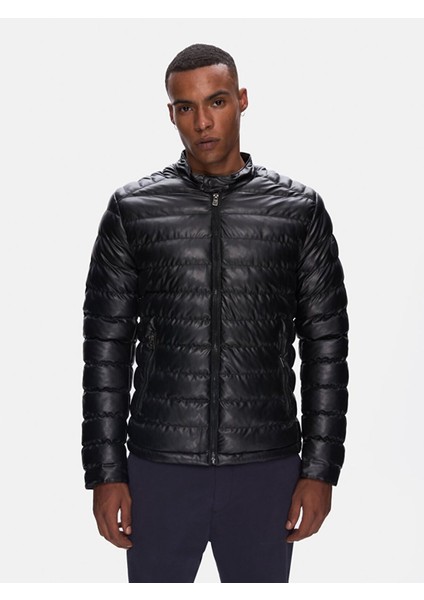 Uzun Kollu Basıc Şişme Siyah Mont fırsatları