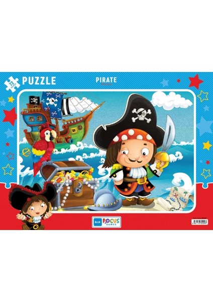Blue Focus Pirate (Korsan) - Puzzle 72 Parça
