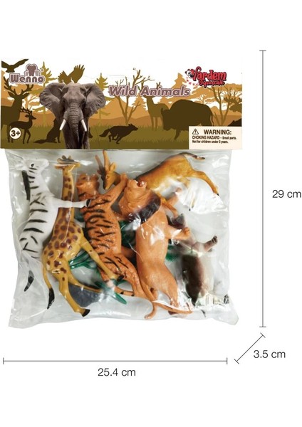 Bfs 9115,9116,9117 Poşette 9 Parça Hayvan Seti